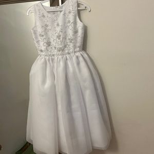 Beaded organza gown